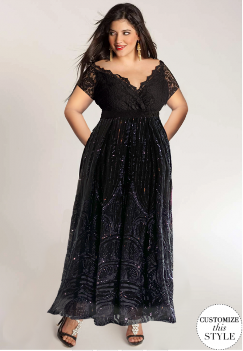 plus size lace dresses for special occasions