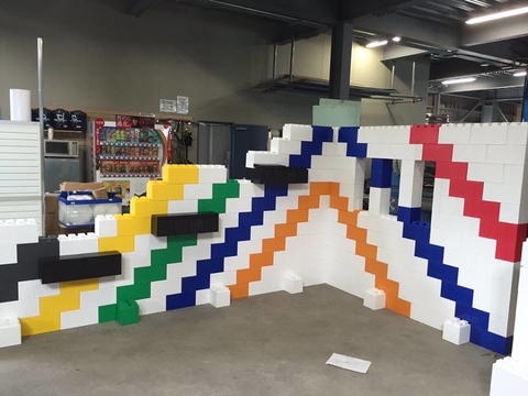 Big lego blocks for hot sale walls