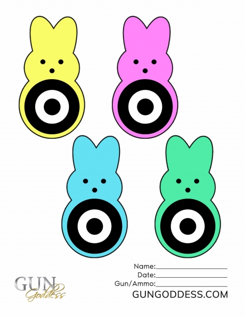 free printable shooting targets gun goddess gungoddess com