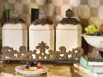 GG Collection Canisters and Kitchen Accessories - Iron Accents