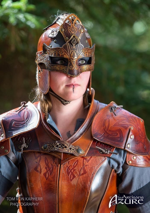 Leather Women's Armor “Shieldmaiden”