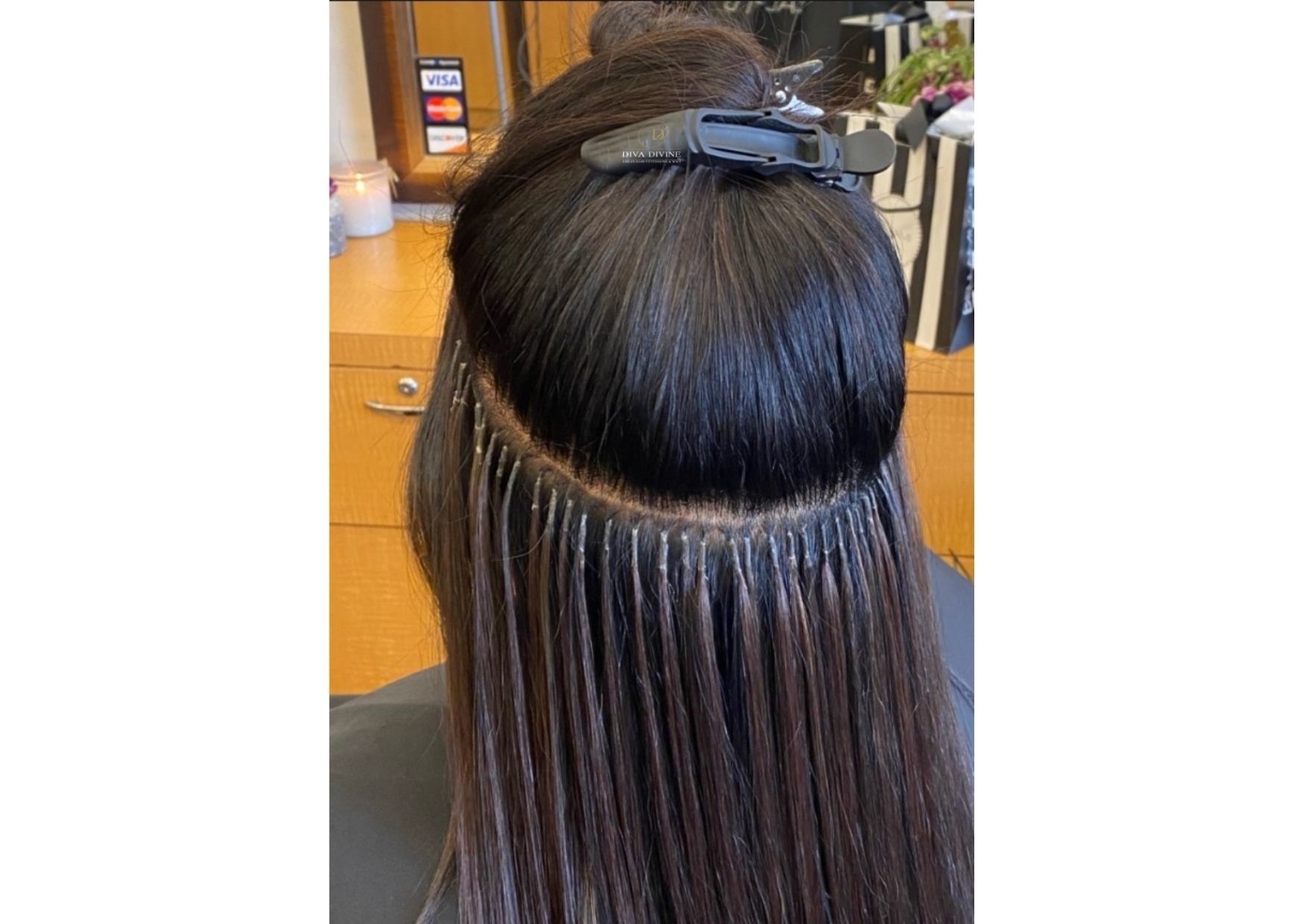 install keratin fusion bonds with logo