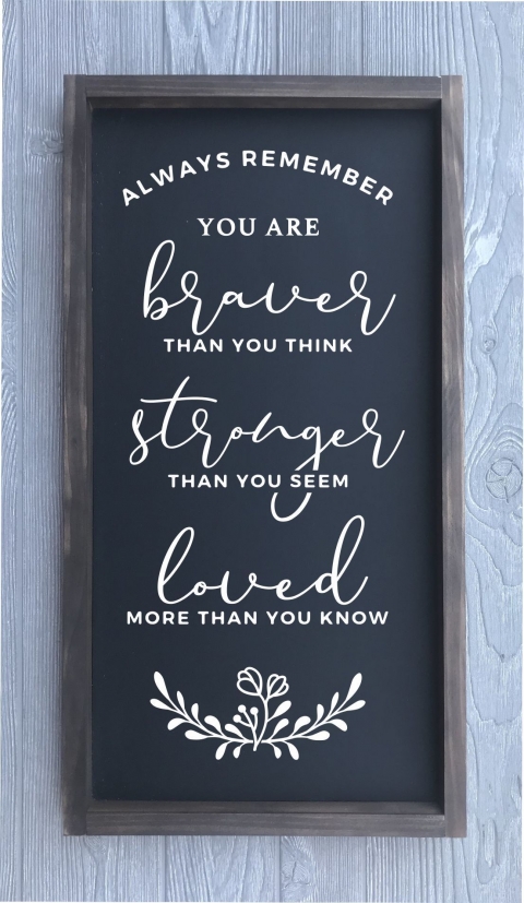 Free Free 288 You Are Braver Than You Believe Svg Free SVG PNG EPS DXF File