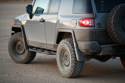 fj steel wheels on tacoma